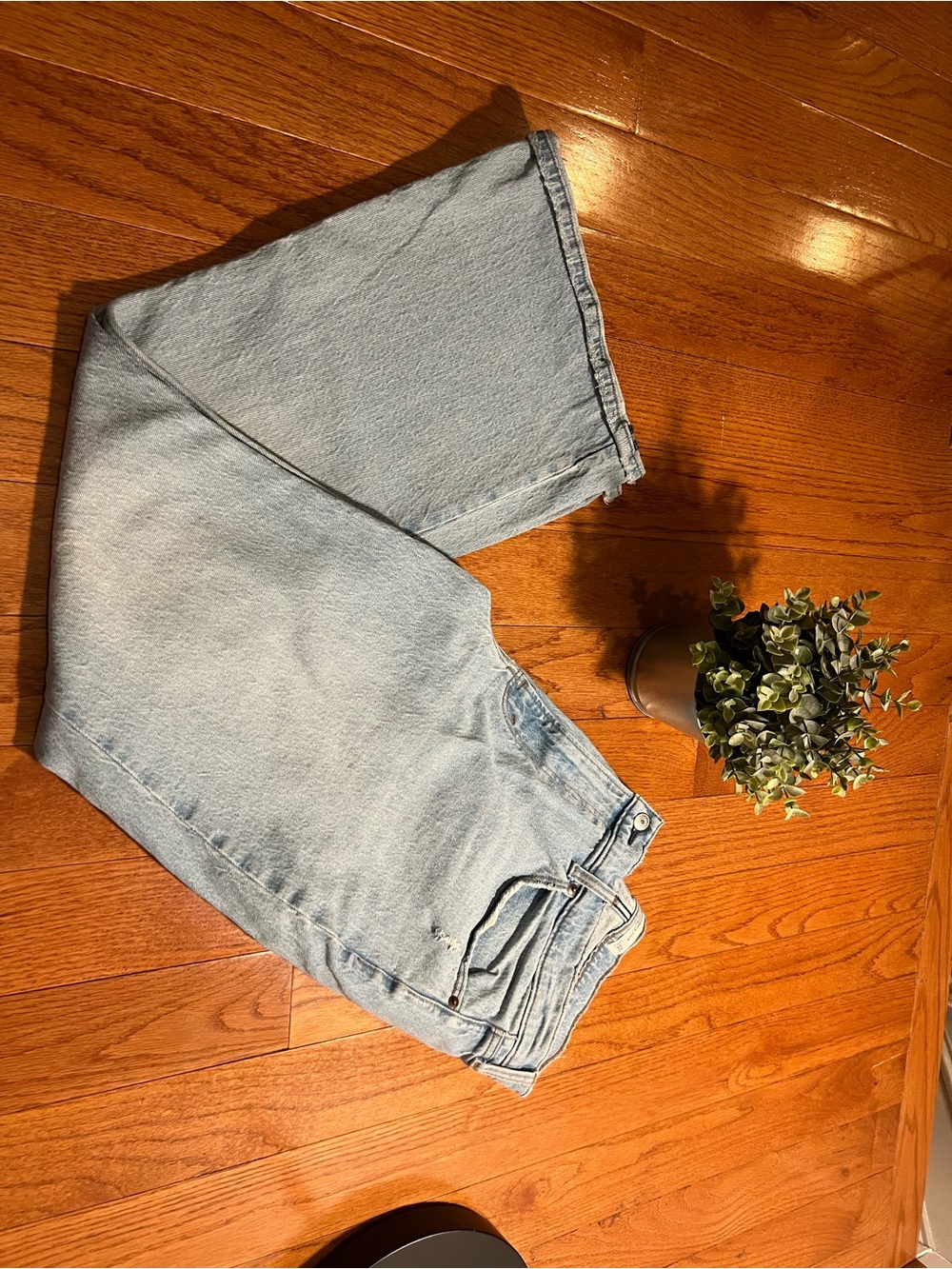 Abercrombie & Fitch Light Wash Straight Leg Jeans